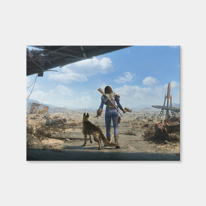 AUTO-MOCKUP WHITE | Sole Survivor Fallout | 1 Piece | Gallery Wrap | group=4x3