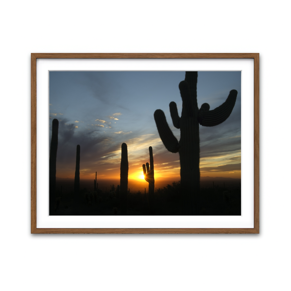 Framed Print 4x3 Walnut