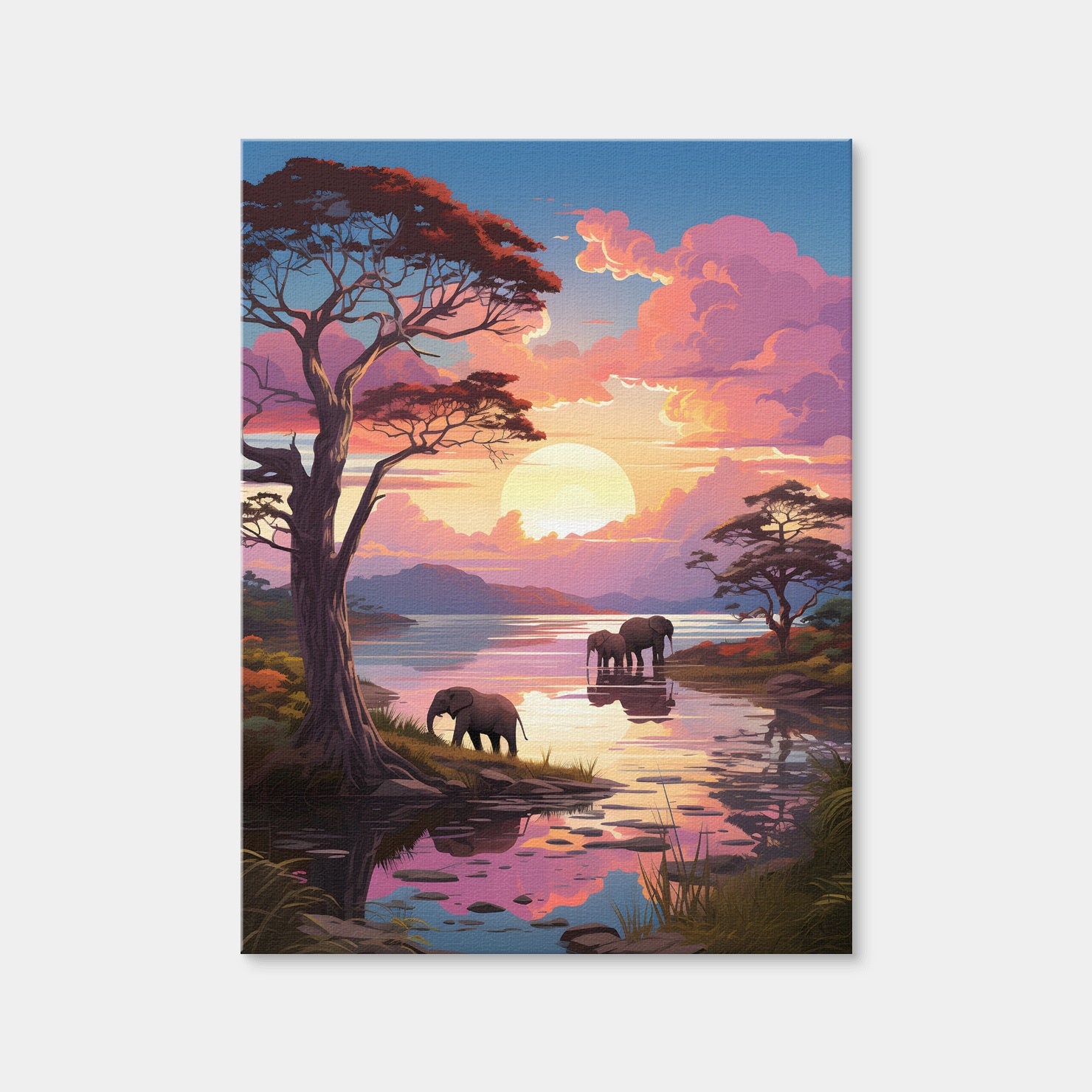 AUTO-MOCKUP WHITE | South Africa - Kruger National Park | 1 Piece | Gallery Wrap | group=3x4