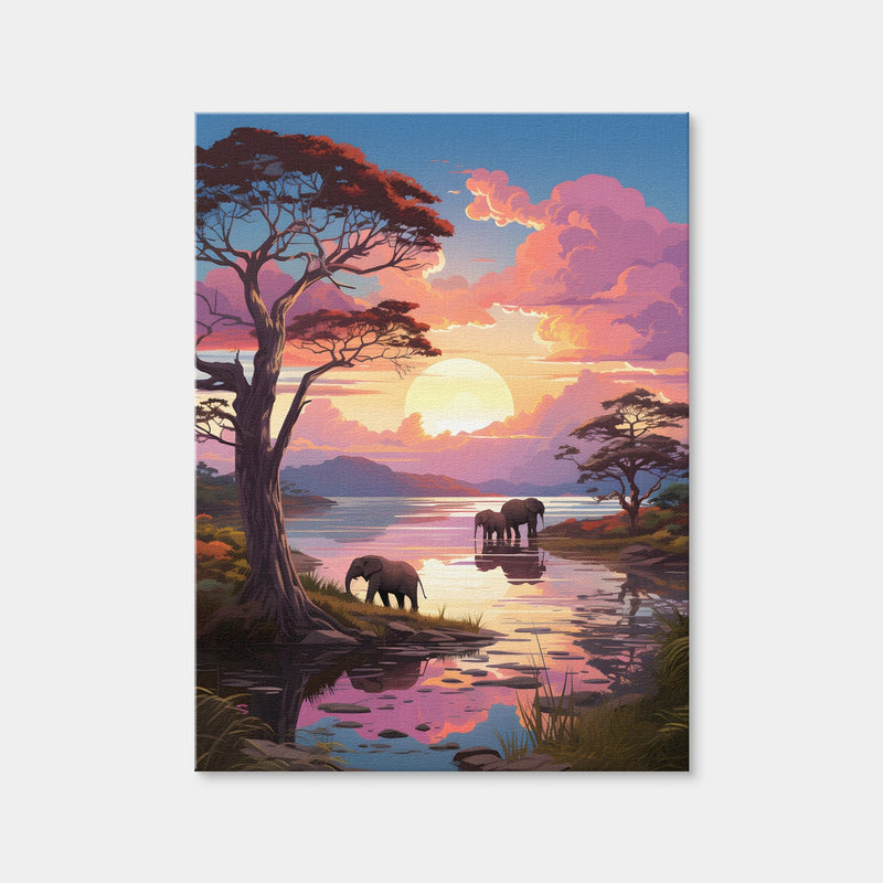 AUTO-MOCKUP WHITE | South Africa - Kruger National Park | 1 Piece | Gallery Wrap | group=3x4