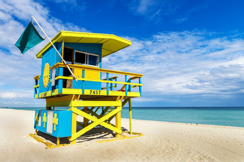 South Beach Lifeguard Tower Wall Art