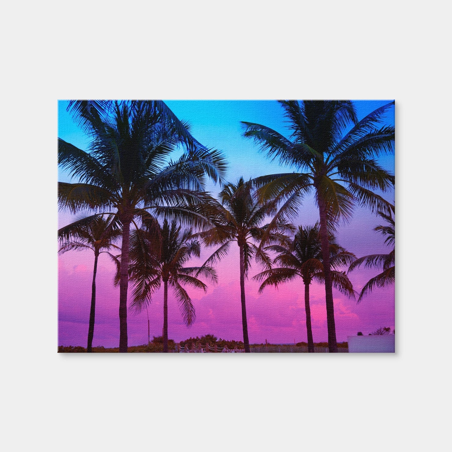 AUTO-MOCKUP WHITE | South Beach Sunset | 1 Piece | Gallery Wrap | group=4x3