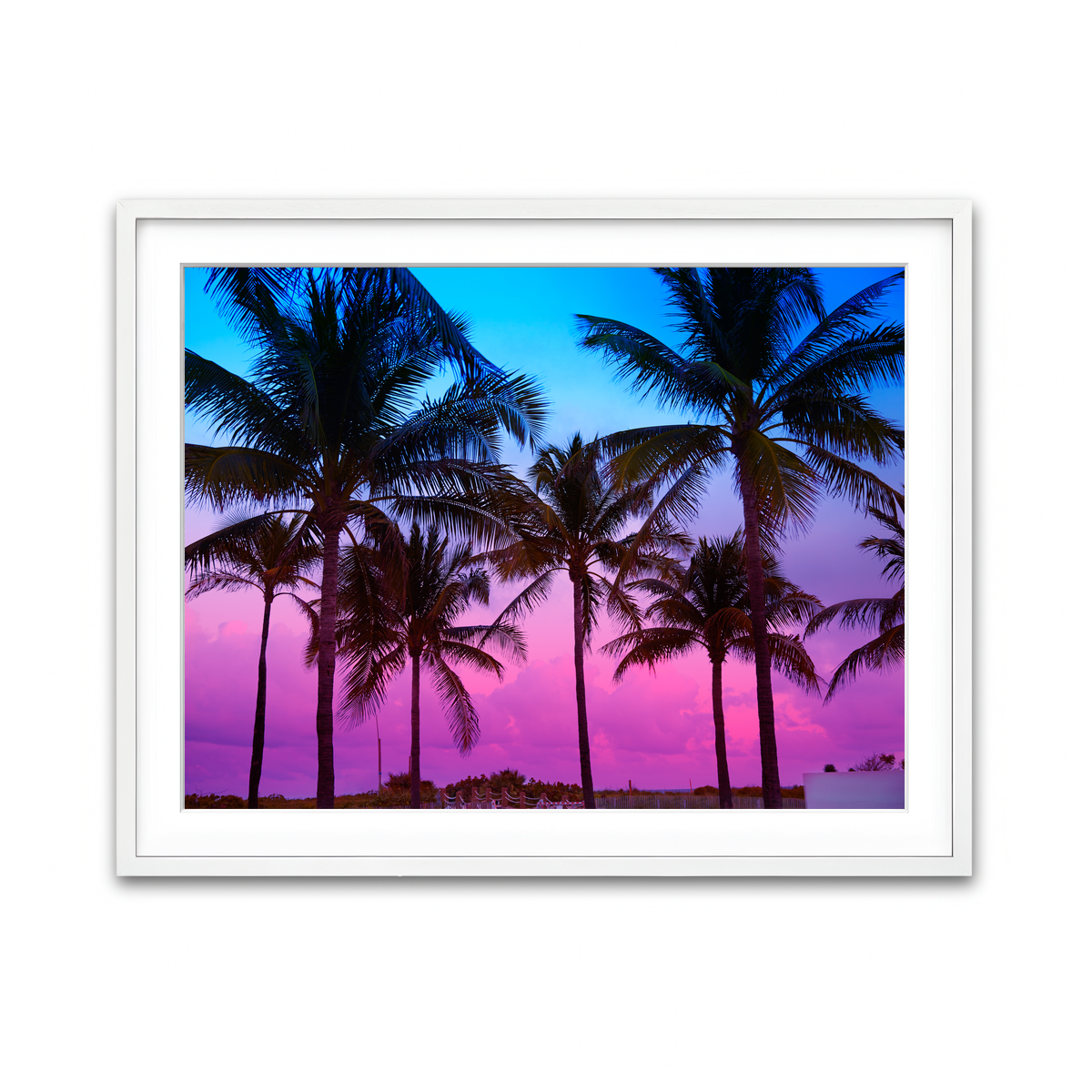 Framed Print 4x3 White
