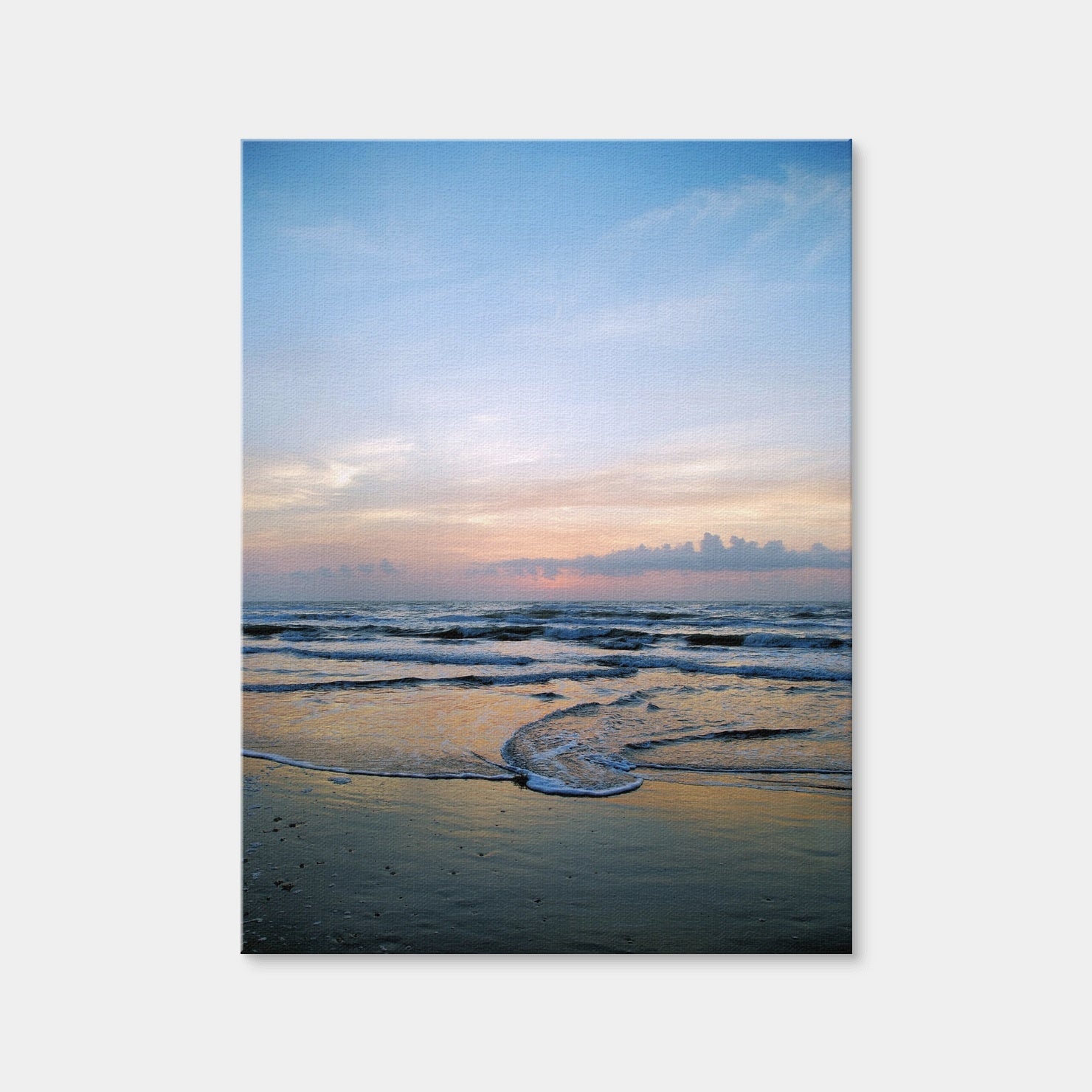 AUTO-MOCKUP WHITE | South Padre Island Sunrise | 1 Piece | Gallery Wrap Canvas | group=3x4