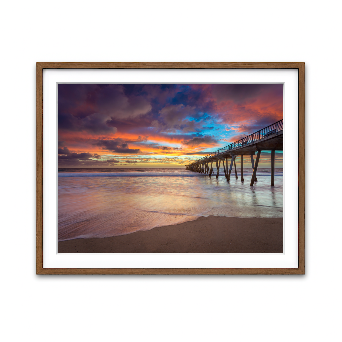 Framed Print 4x3 Walnut