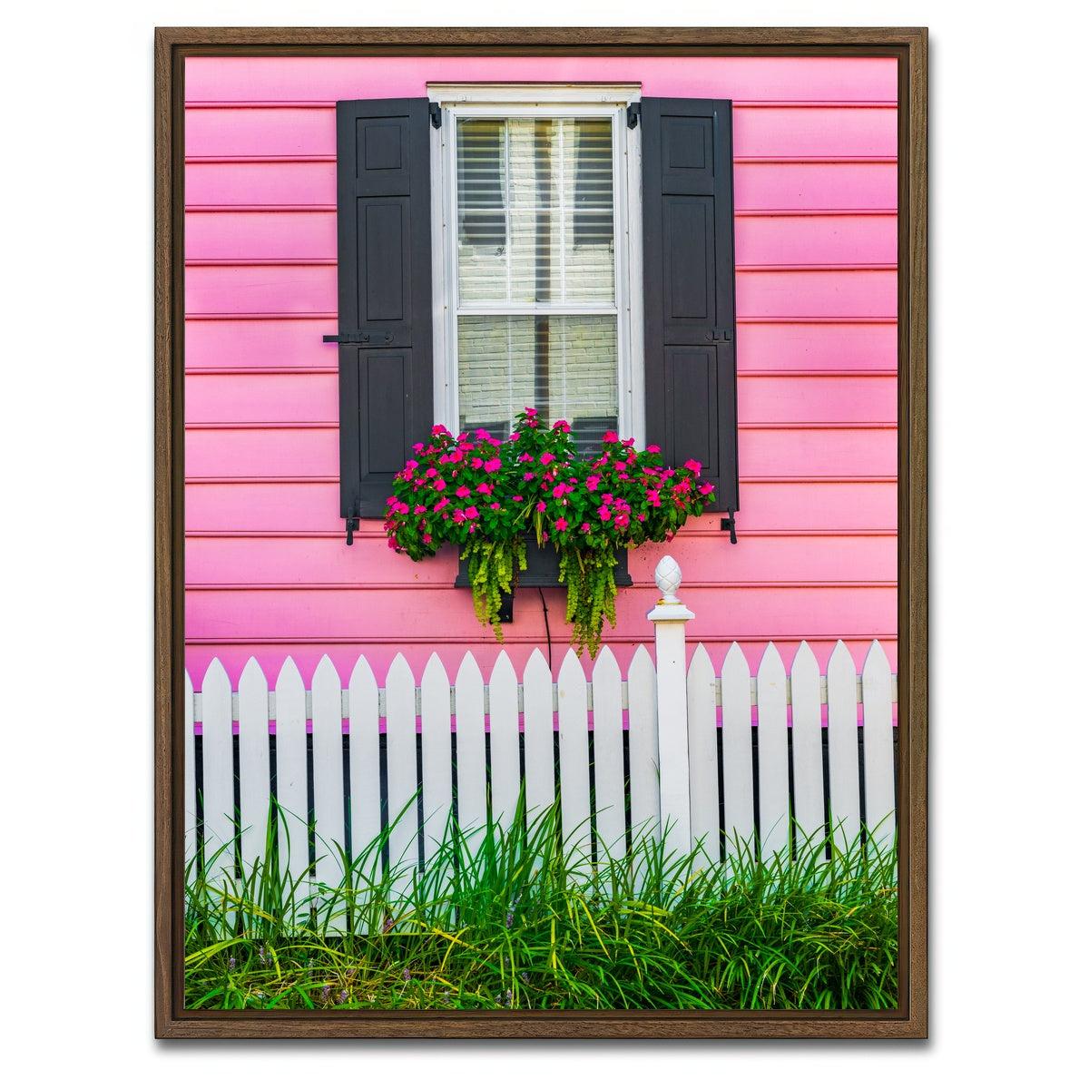 AUTO-MOCKUP WHITE | Southern Charm | 1 Piece | Walnut Framed Canvas | group=3x4