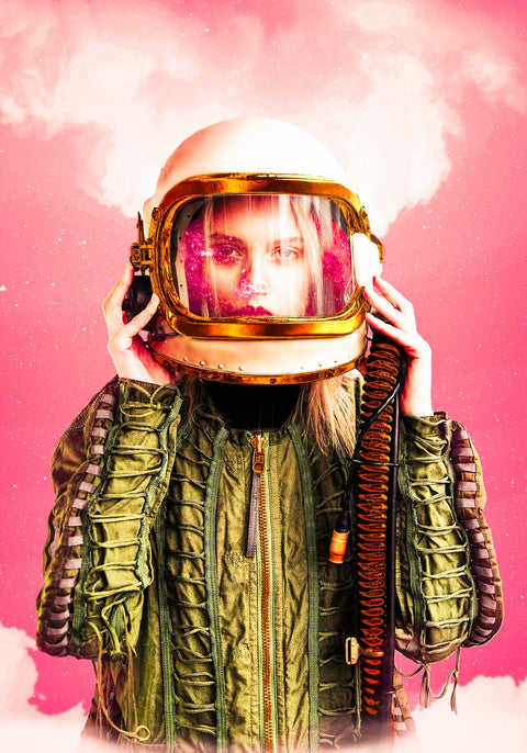 Space Girl Wall Art
