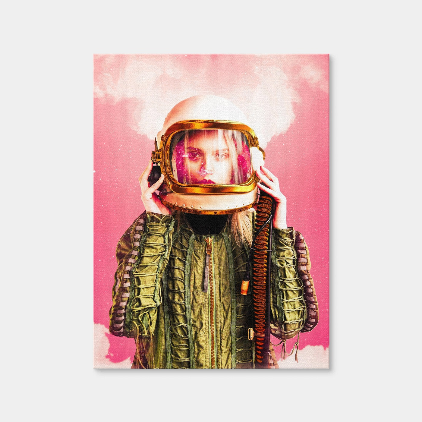 AUTO-MOCKUP WHITE | Space Girl | 1 Piece | Gallery Wrap | group=3x4