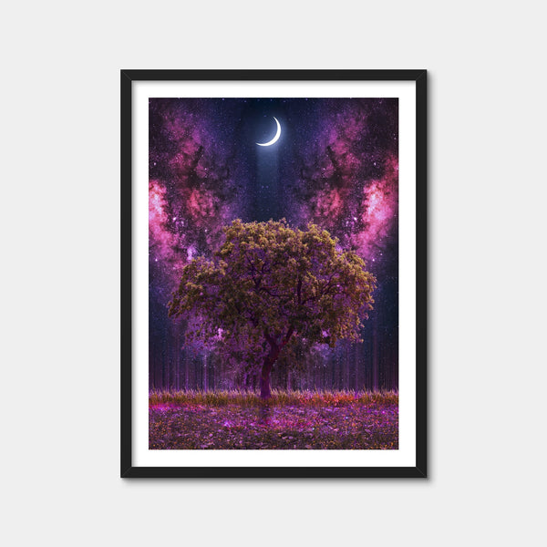 Space Ground Wall Art — Framed Print Format preview