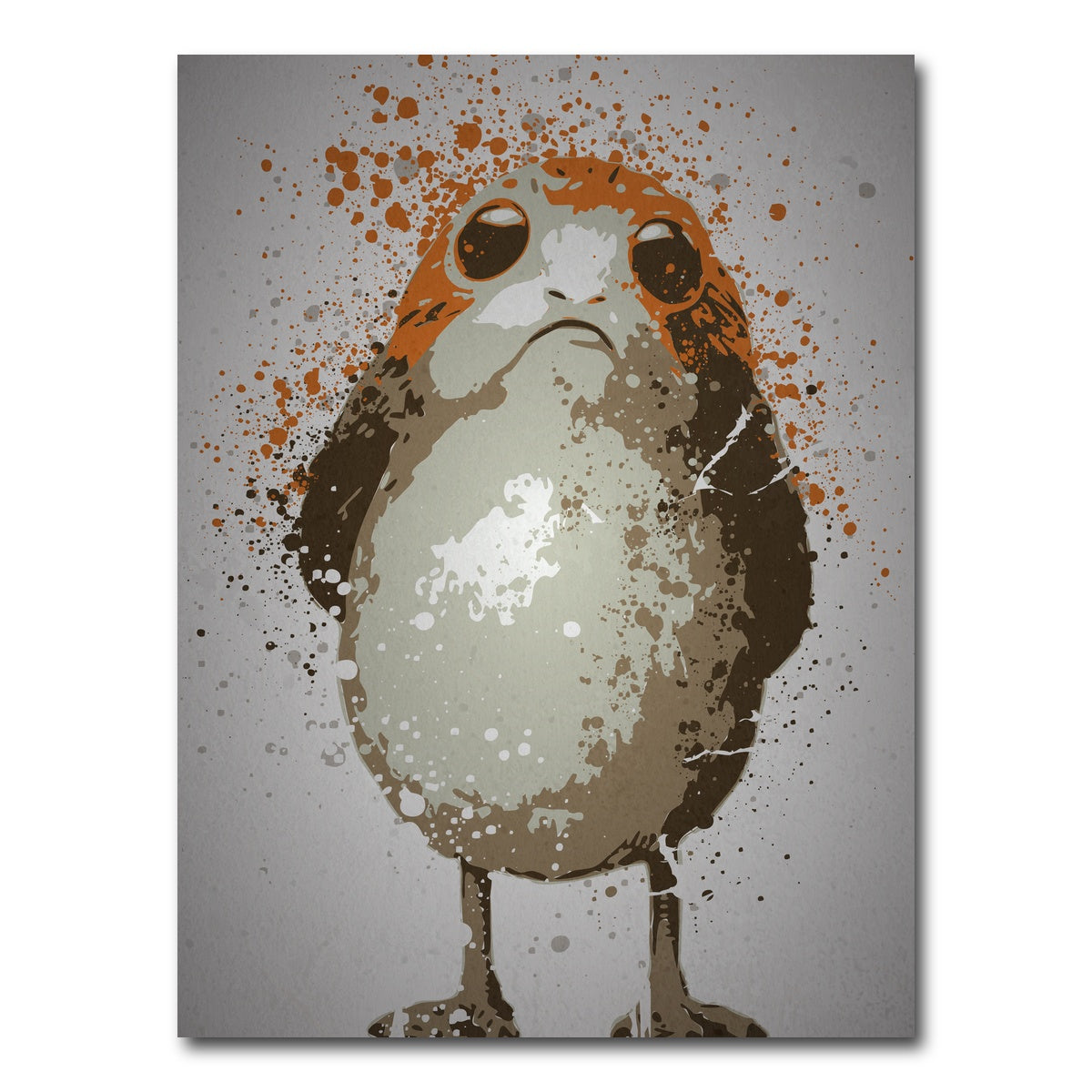 AUTO-MOCKUP WHITE | Space Penguin | 1 Piece | Gallery Wrap Canvas | group=3x4