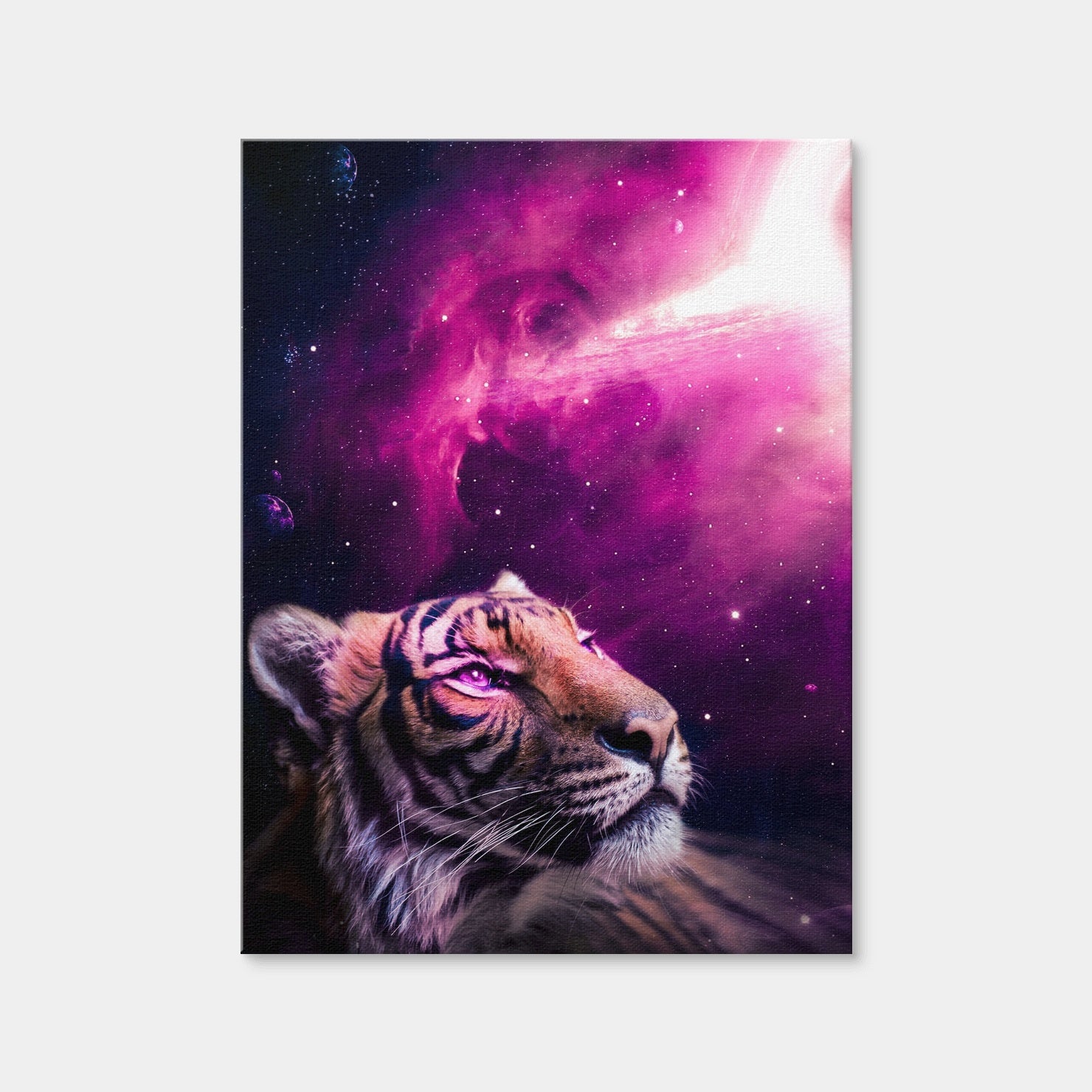 AUTO-MOCKUP WHITE | Space Tiger | 1 Piece | Gallery Wrap | group=3x4