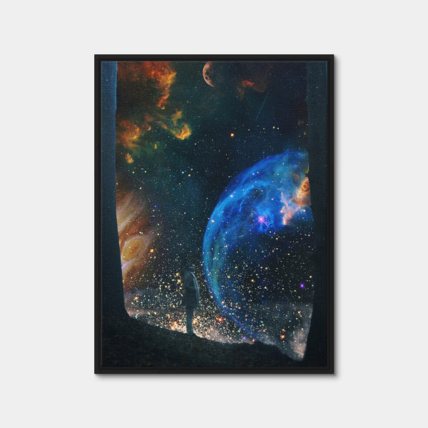 Space Wall Art — Framed Canvas Format preview