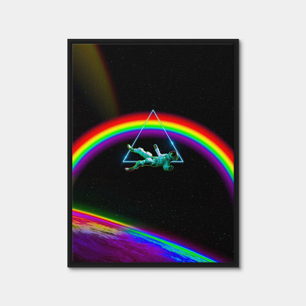 Spacefall Wall Art — Framed Canvas Format preview
