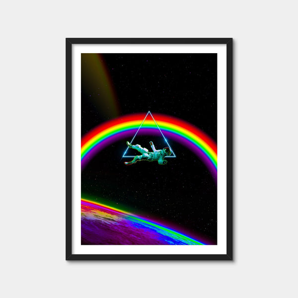 Spacefall Wall Art — Framed Print Format preview