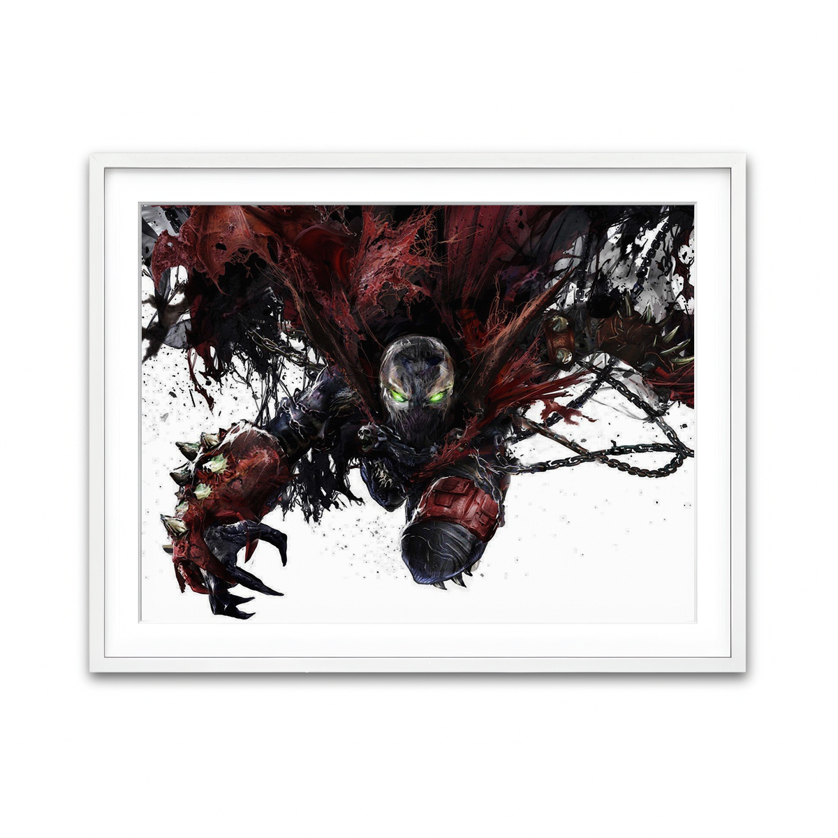 Framed Print 4x3 White