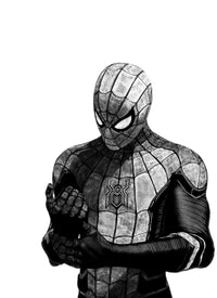Spiderman Sketch Wall Art