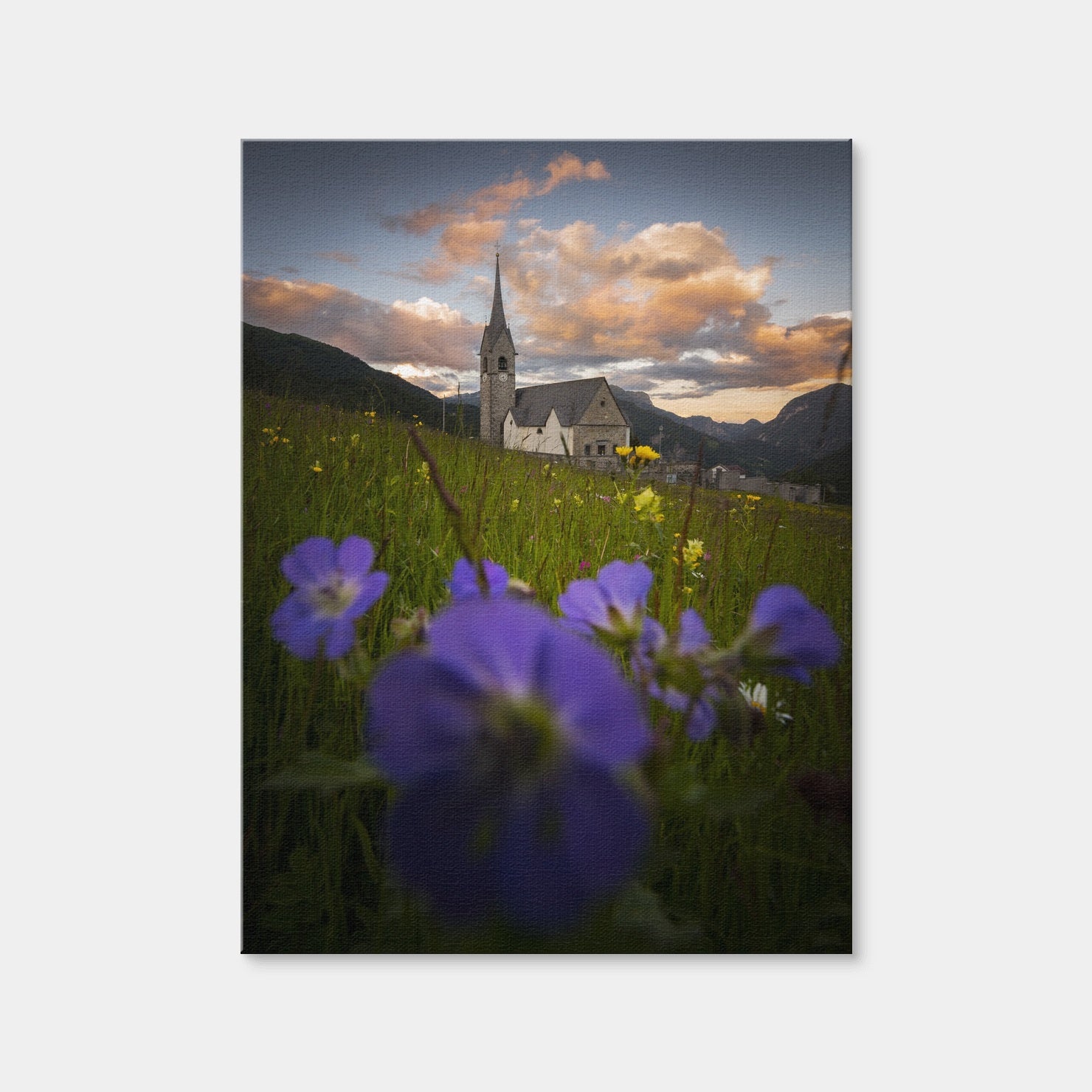 AUTO-MOCKUP WHITE | Spire in Sauris di Sopra | 1 Piece | Gallery Wrap | group=3x4