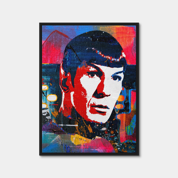 Spock Wall Art — Framed Canvas Format preview