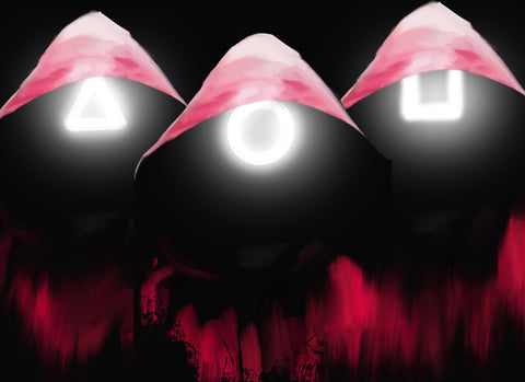 Squid Game Enforcers Wall Art