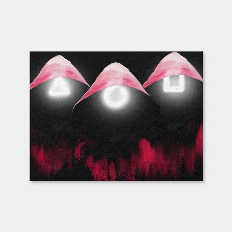 AUTO-MOCKUP WHITE | Squid Game Enforcers | 1 Piece | Gallery Wrap | group=4x3