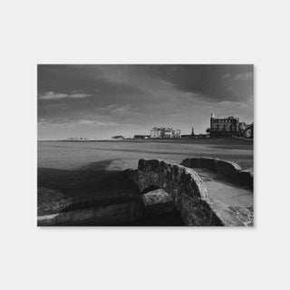 AUTO-MOCKUP WHITE | St. Andrews Old Course Grayscale | 1 Piece | Gallery Wrap | group=4x3