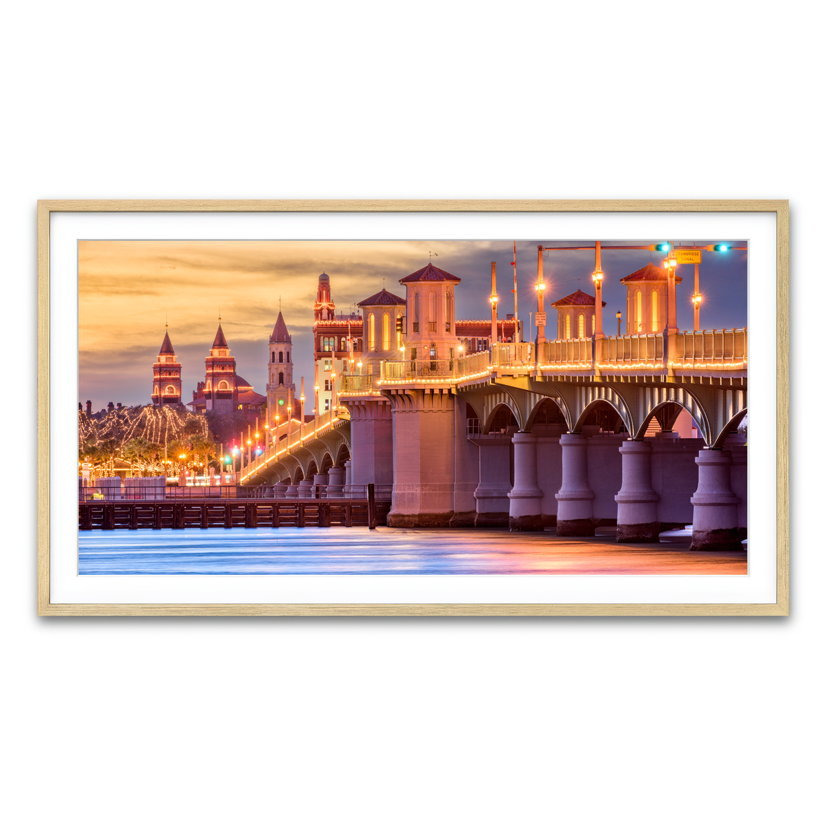 Framed Print 2x1 Natural