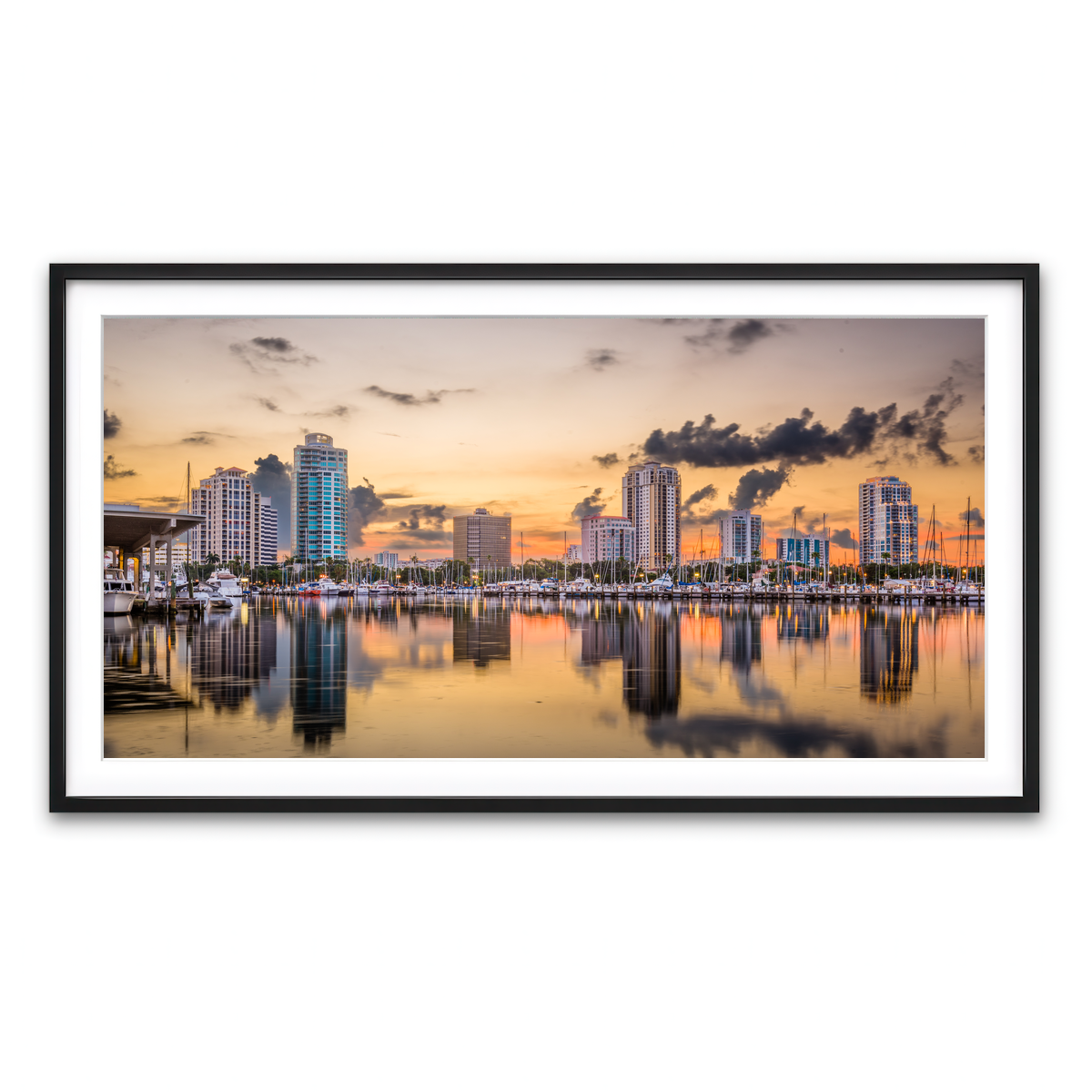 Framed Print 2x1 Black