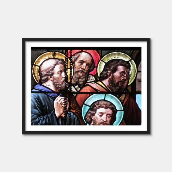 Stained Glass Wall Art — Framed Print Format preview