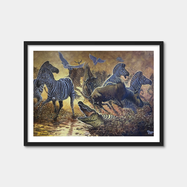 Stampede Wall Art — Framed Print Format preview