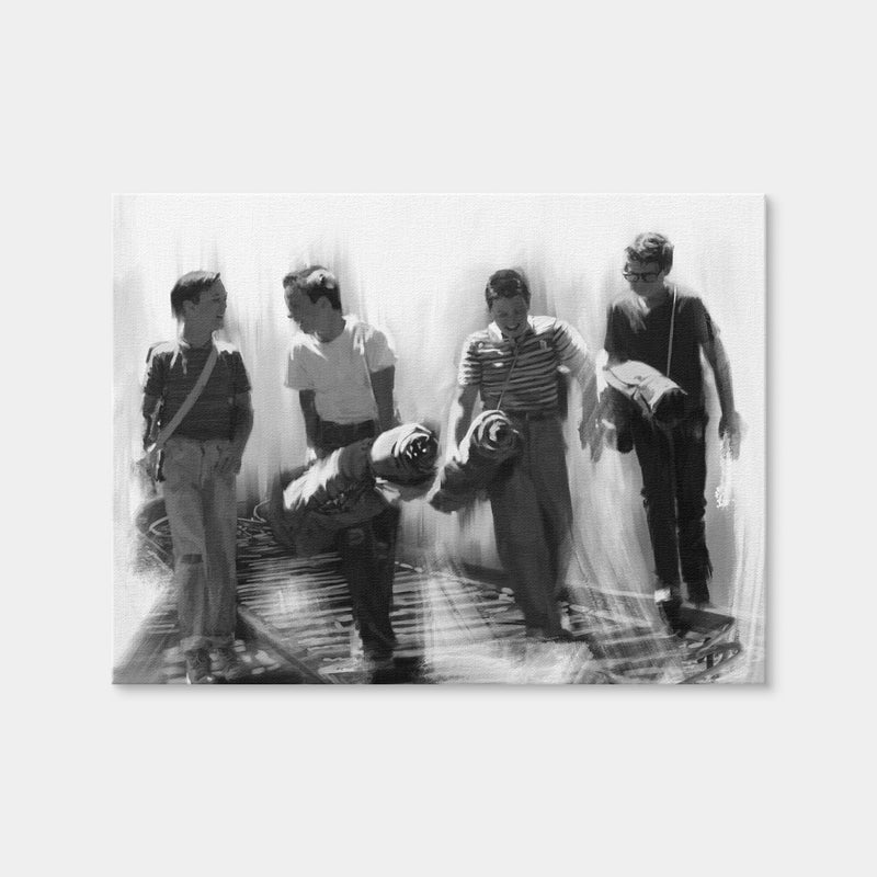 AUTO-MOCKUP WHITE | Stand By Me Grayscale | 1 Piece | Gallery Wrap Canvas | group=4x3