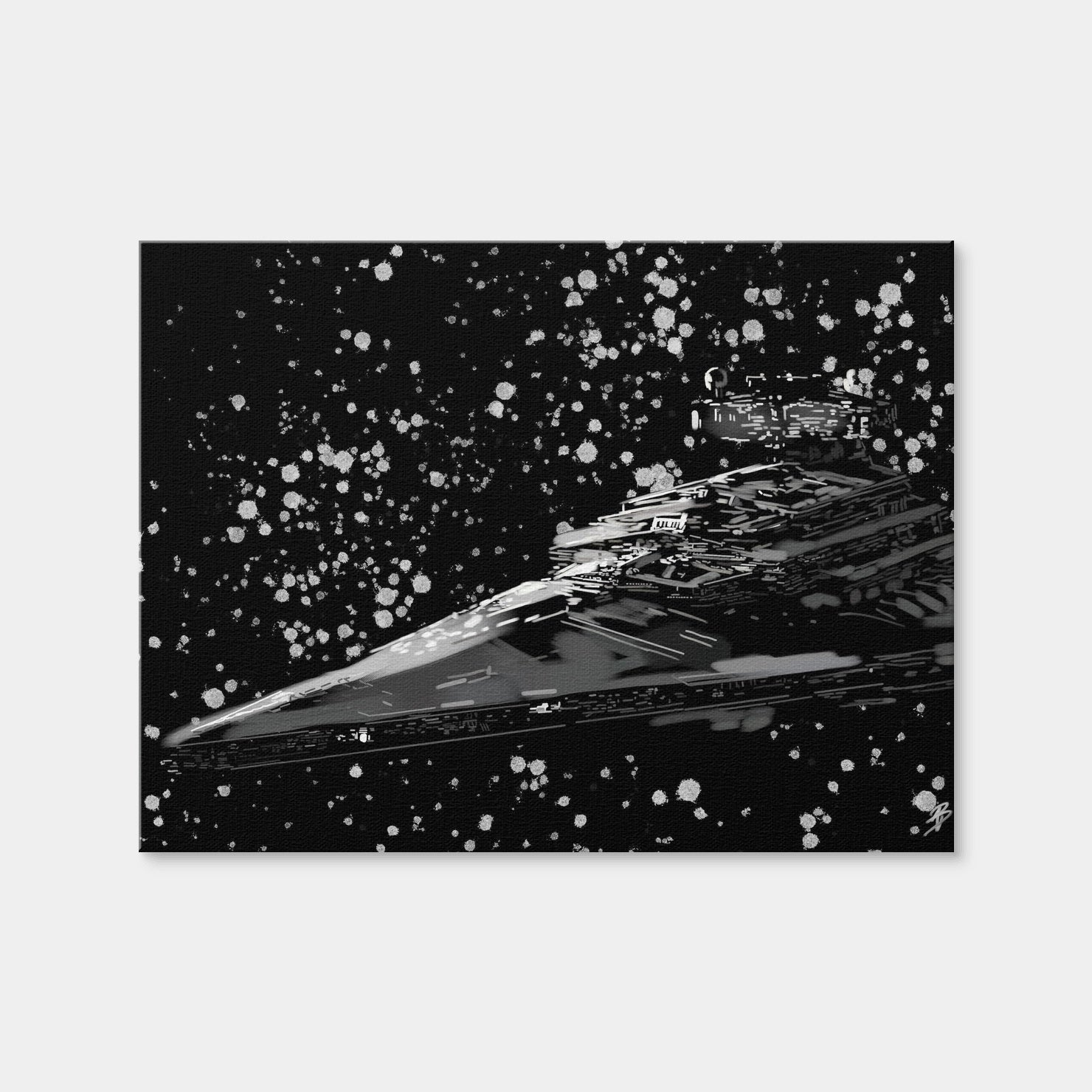 AUTO-MOCKUP WHITE | Star Destroyer | 1 Piece | Gallery Wrap | group=4x3