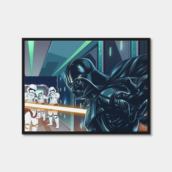 Star Wars Final Battle Wall Art — Framed Canvas Format preview