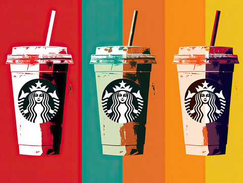 Starbucks Warhol Wall Art