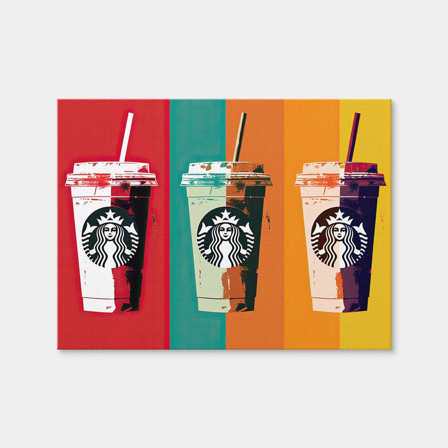 AUTO-MOCKUP WHITE | Starbucks Warhol | 1 Piece | Gallery Wrap | group=4x3