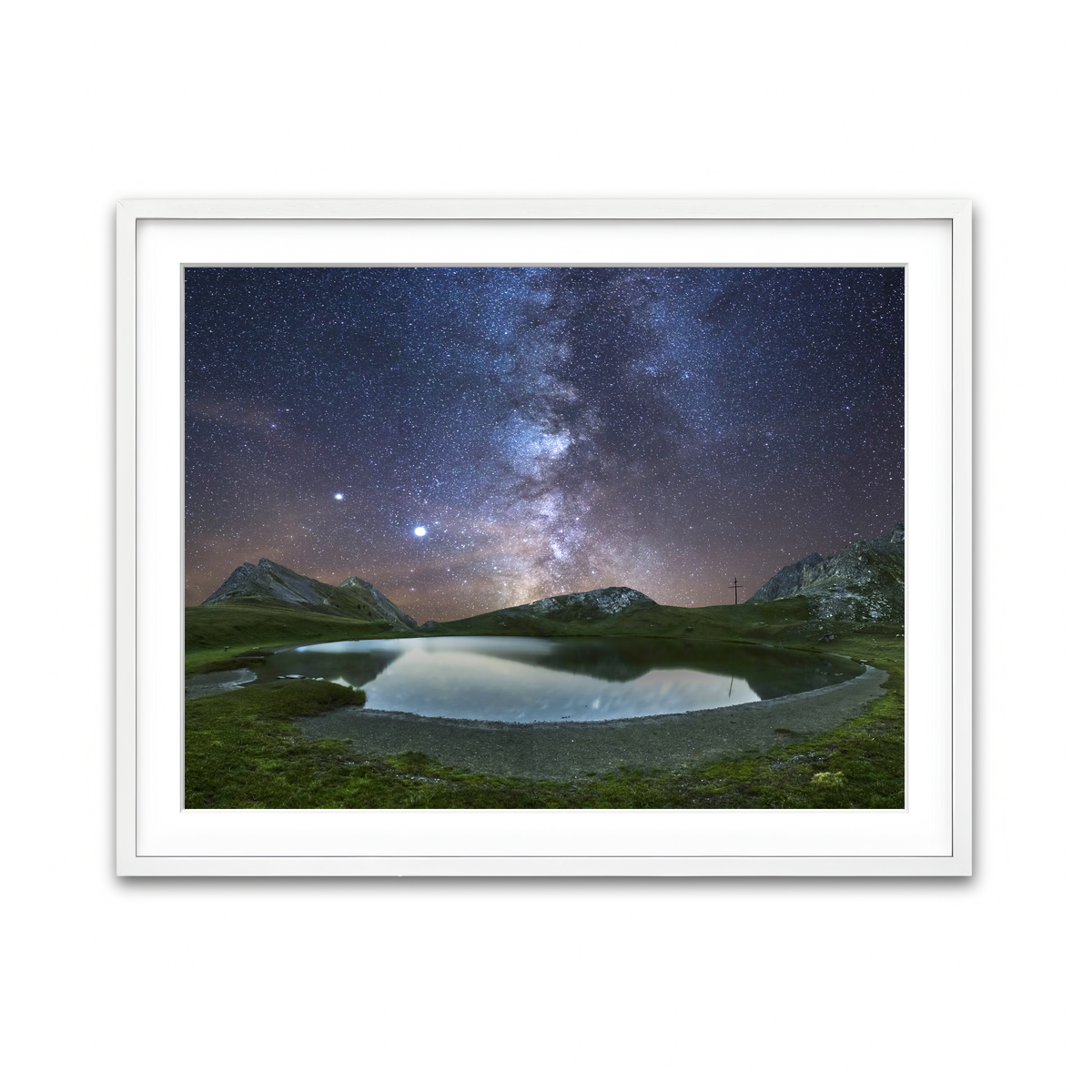 Framed Print 4x3 White