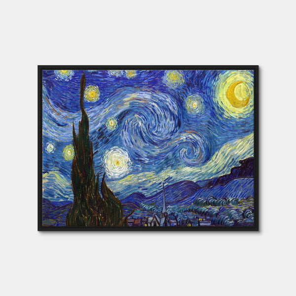 Starry Night Wall Art — Framed Canvas Format preview