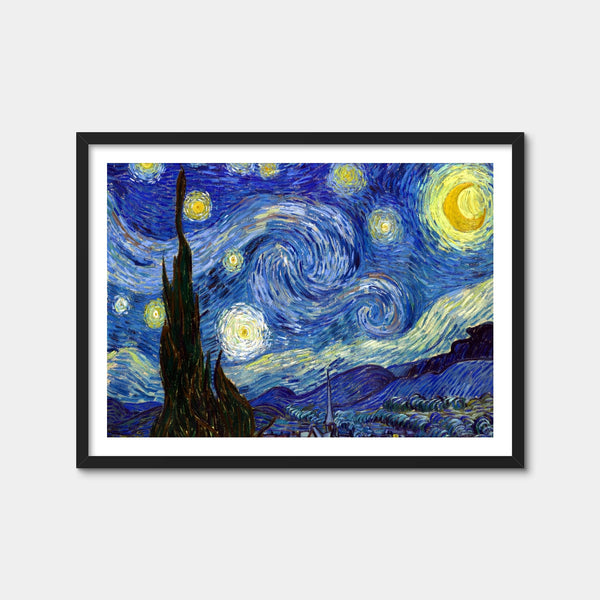 Starry Night Wall Art — Framed Print Format preview