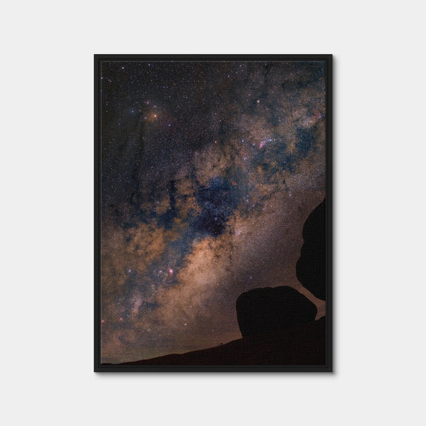 Stars and Rocks Wall Art — Framed Canvas Format preview