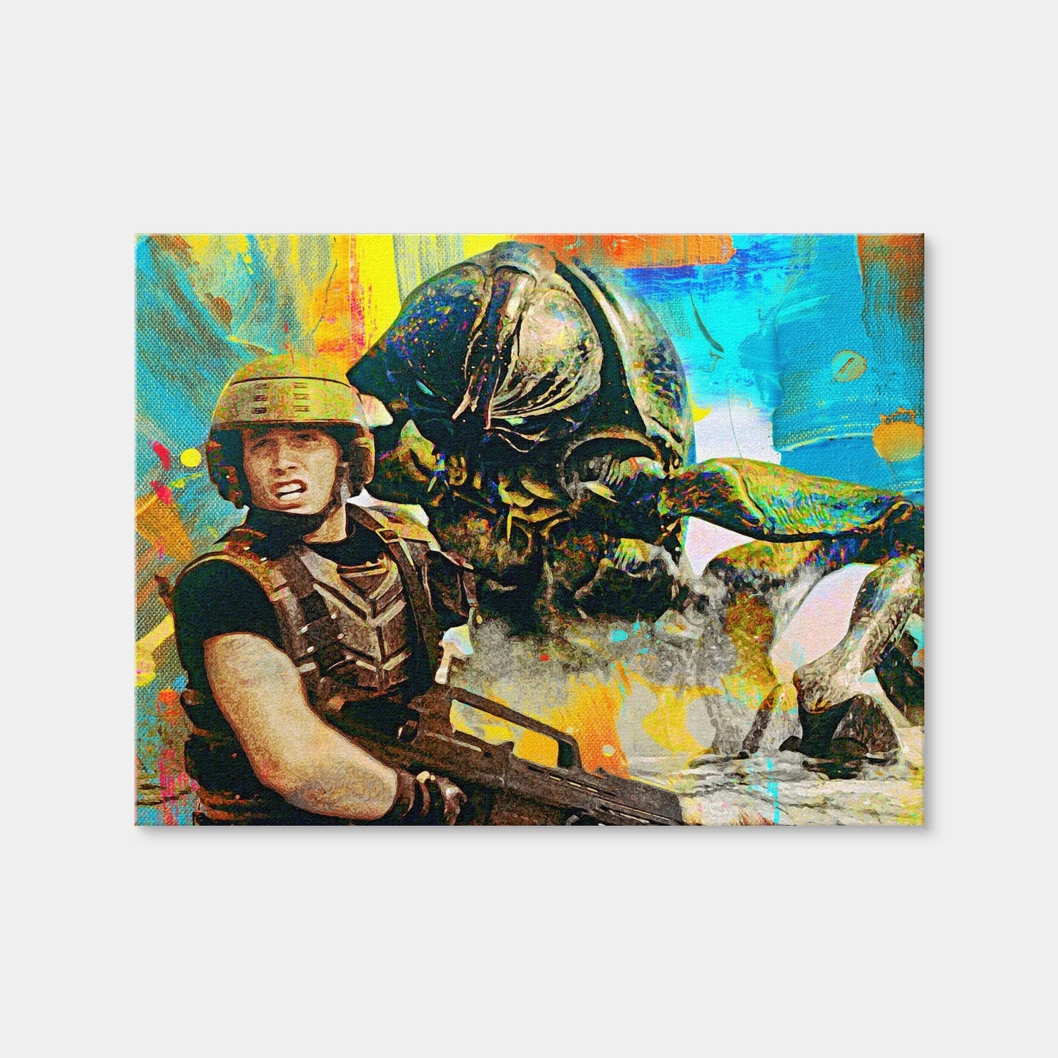 AUTO-MOCKUP WHITE | Starship Troopers | 1 Piece | Gallery Wrap Canvas | group=4x3