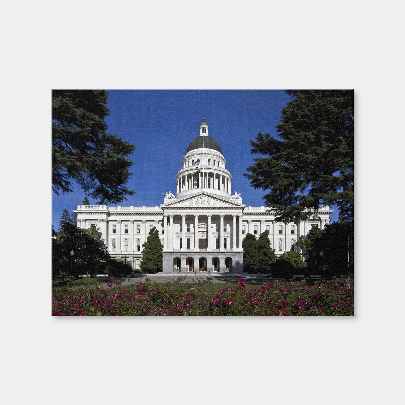 AUTO-MOCKUP WHITE | State Capitol Sacramento | 1 Piece | Gallery Wrap Canvas | group=4x3