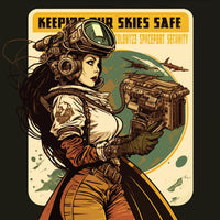 Steampunk - Keeping Our Skies Safe Wall Art