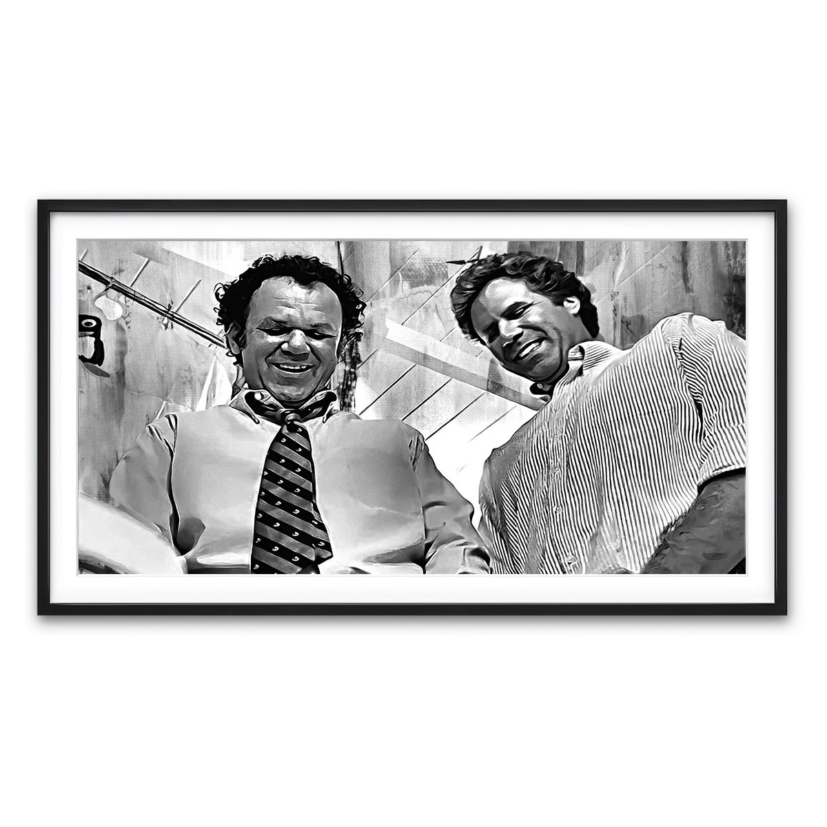 Framed Print 2x1 Black