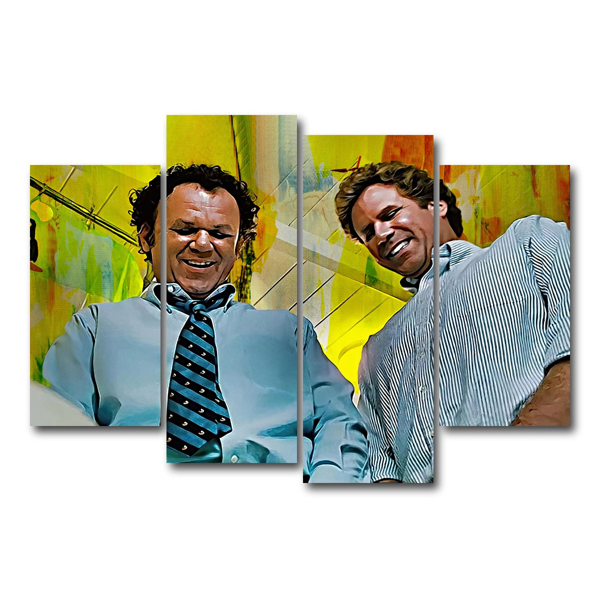 AUTO-MOCKUP WHITE | Step Brothers - Crossing Streams | 4 Piece | Gallery Wrap Canvas | group=4_short