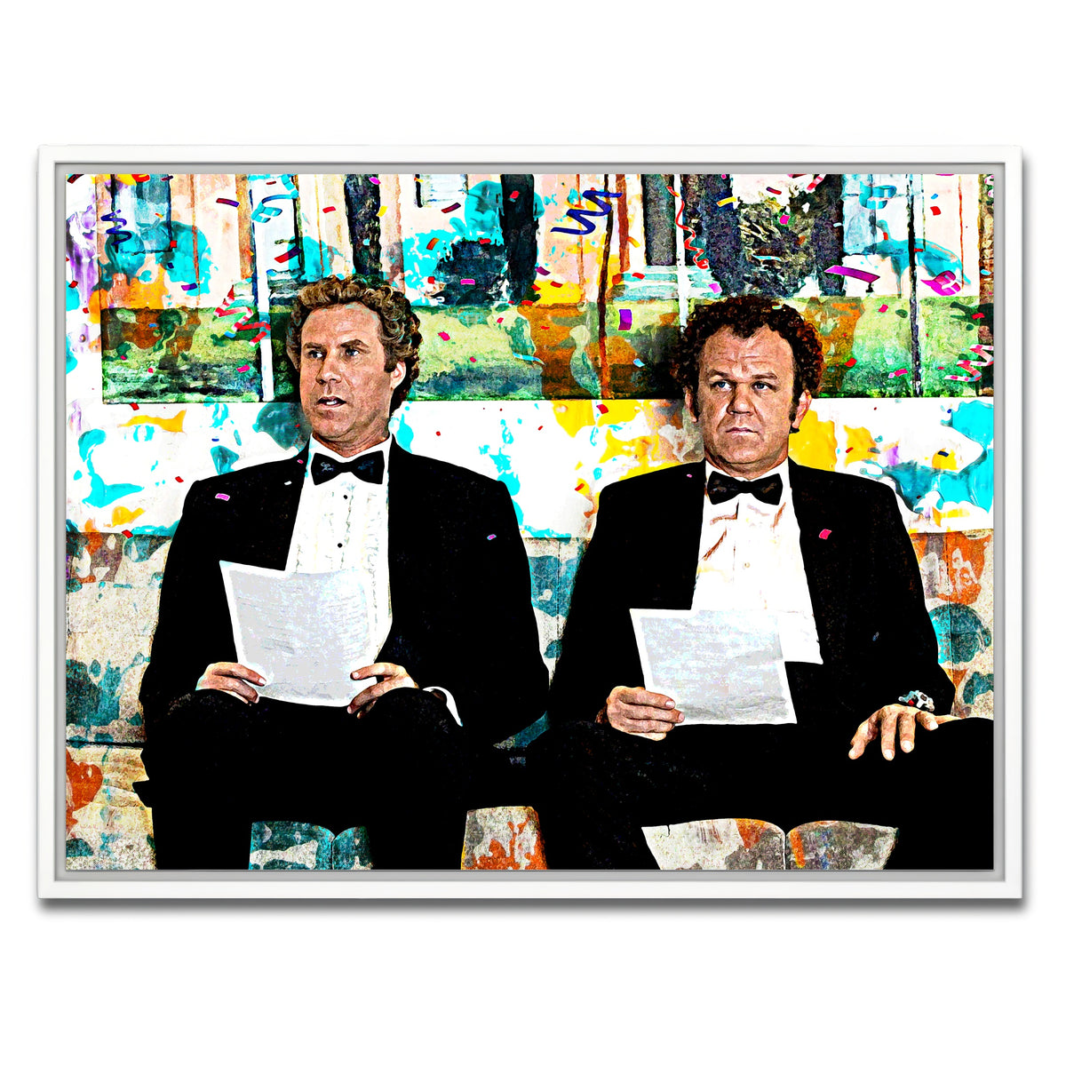 AUTO-MOCKUP WHITE | Step Brothers | 1 Piece | White Frame | group=4x3