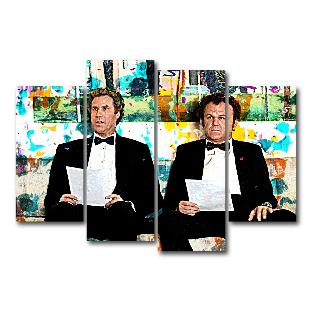 AUTO-MOCKUP WHITE | Step Brothers | 4 Piece | Gallery Wrapped | group=4_short