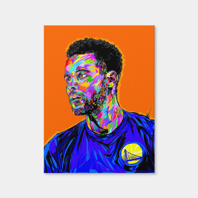 AUTO-MOCKUP WHITE | Steph Curry | 1 Piece | Gallery Wrap | group=3x4