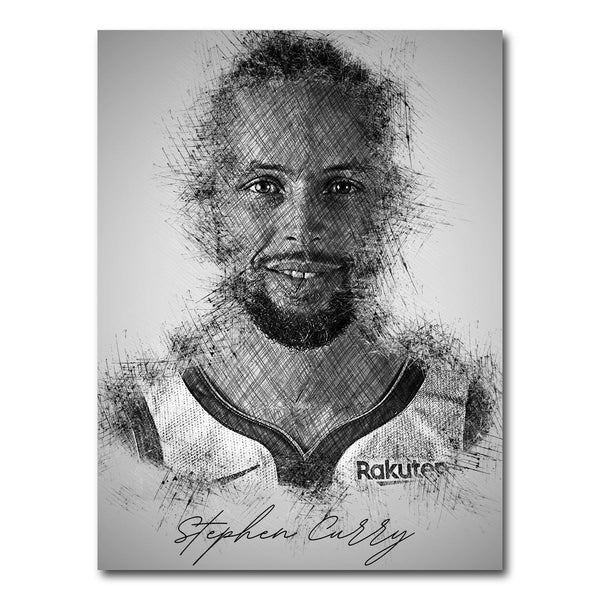Stephen Curry Wall Art — Canvas Wrap Format preview