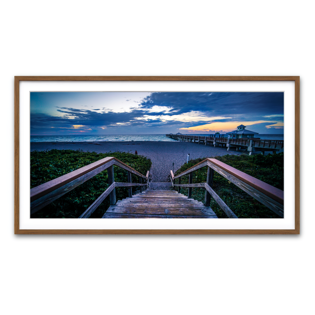Framed Print 2x1 Walnut