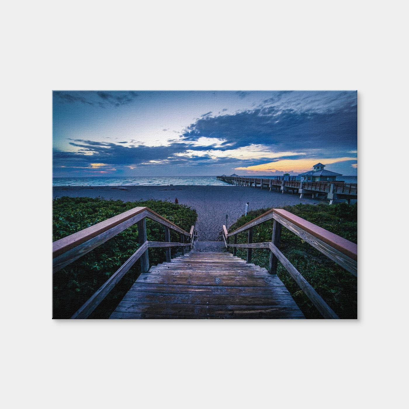 AUTO-MOCKUP WHITE | Steps to Juno Beach Pier | 1 Piece | Gallery Wrap | group=4x3