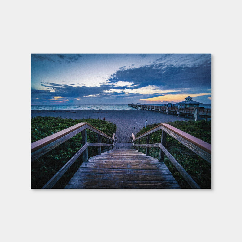 AUTO-MOCKUP WHITE | Steps to Juno Beach Pier | 1 Piece | Gallery Wrap | group=4x3